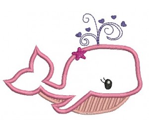 Stickmuster - Wal Lady